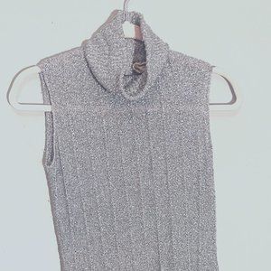 Sliver metallic dress